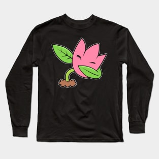 Tulip Dabbing Dance Flower Long Sleeve T-Shirt